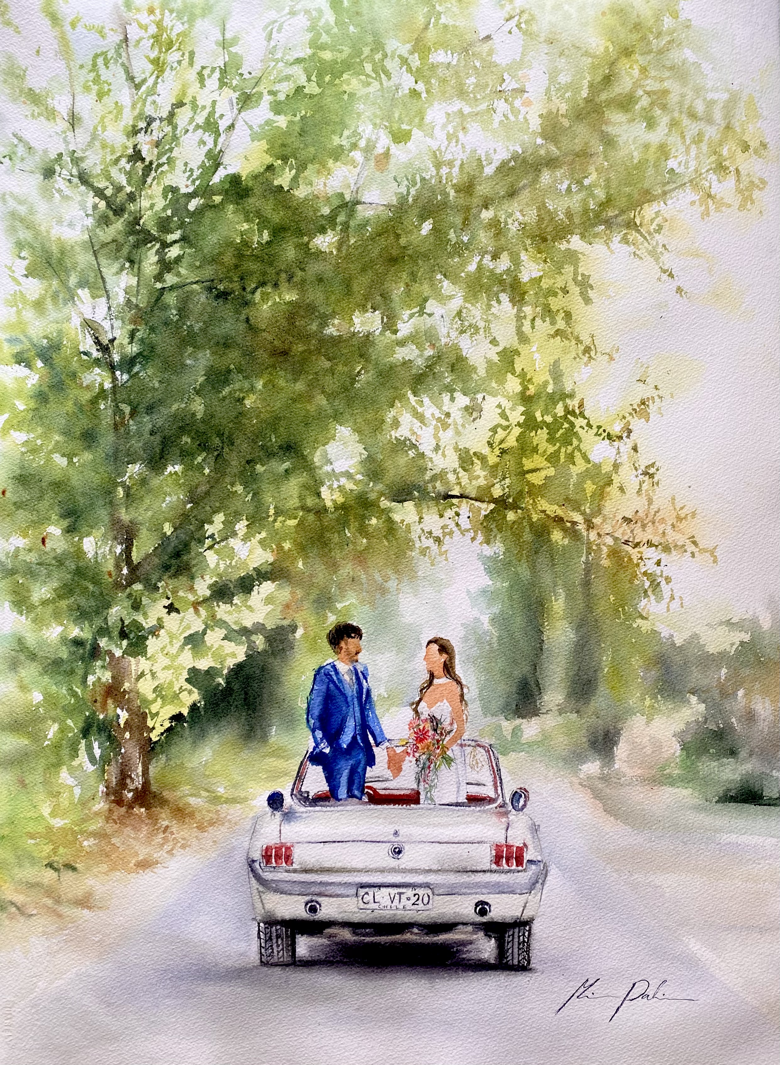 Retrato de boda