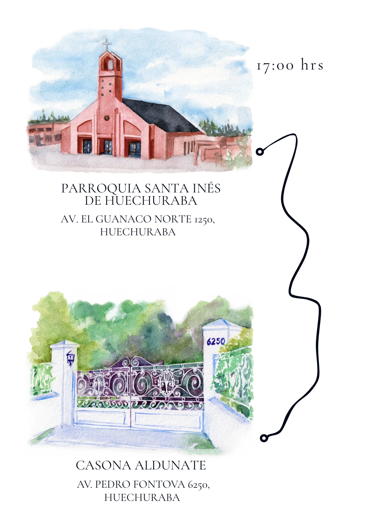 Información de ceremonia del parte de matrimonio